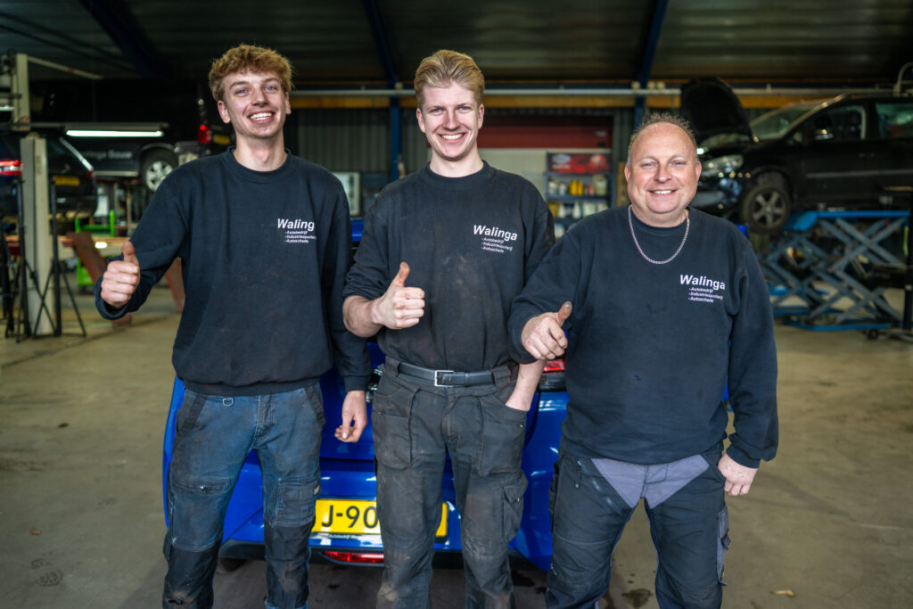 Eerste automonteur Menno Walinga